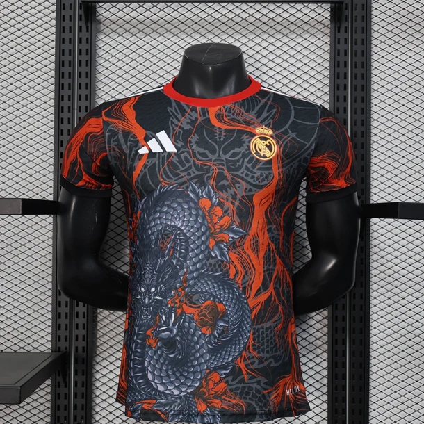 Real Madrid Maillot Version Match Serpent rouge 2025 - 2026 Real Madrid Maillot Version Match Serpent rouge 2025 - 2026