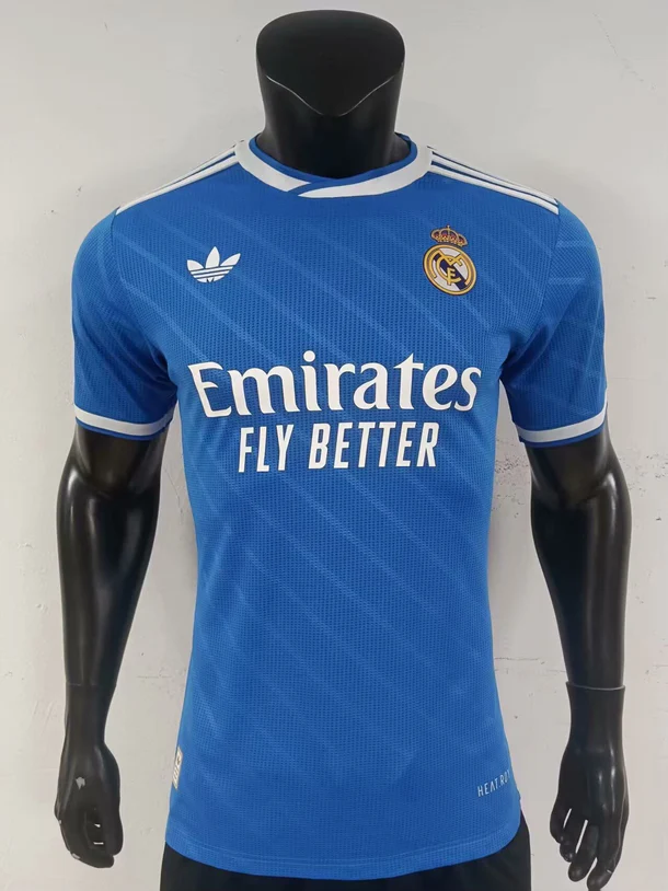 Real Madrid Maillot Version Match Third Bleu 2025 - 2026 Real Madrid Maillot Version Match Third Bleu 2025 - 2026