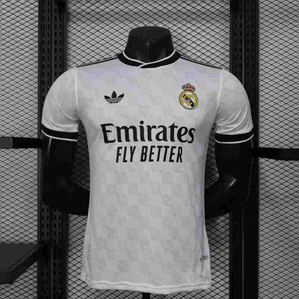 Real Madrid Maillot Version Match exterieur blanc 2025 - 2026