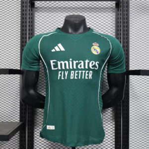 Real Madrid Maillot Version Match vert 2025-2026
