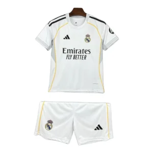 Real Madrid Maillot domicile blanc 2025-2026 – Enfant