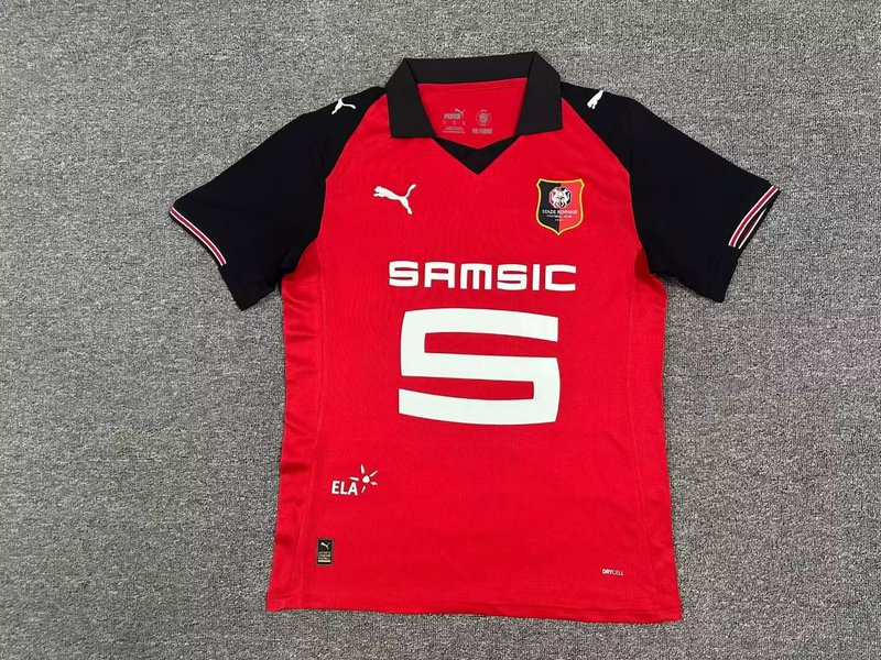 Stade Rennais Maillot domicile 2025 2026 Stade Rennais Maillot domicile 2025 2026