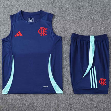 Debardeur Flamengo+Short 2025 2026 Bleu