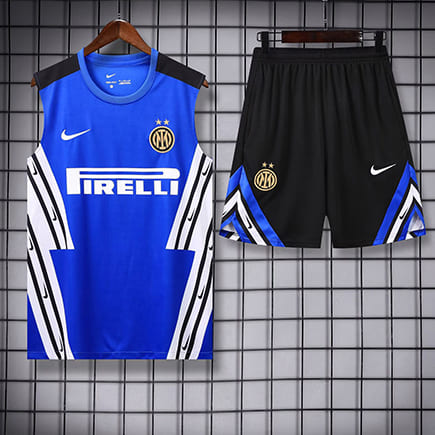 Debardeur Inter Milan+Short 2025 2026 -Bleu Blanc Noir