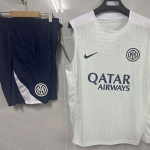 Debardeur Inter Milan+Short Blanc Bleu 2025 2026