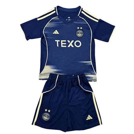 Maillot Aberdeen Extérieur 2025 2026 Enfant Bleu Maillot Aberdeen Extérieur 2025 2026 Enfant Bleu