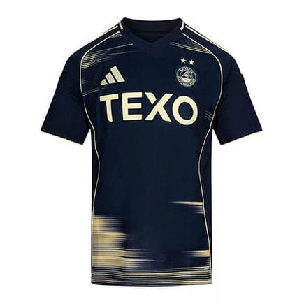 Maillot Aberdeen Extérieur 2025 2026 -Noir