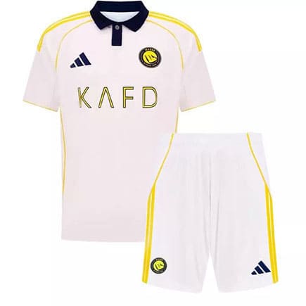 Maillot Al Nassr Third 2025 2026 Enfant -Blanc