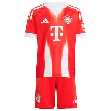 Maillot Bayern Munich Domicile 2025 2026 Enfant -Rouge Blanc