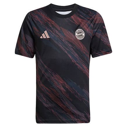 Maillot Bayern Munich Pré-Match 2025 2026 -Noir Rouge