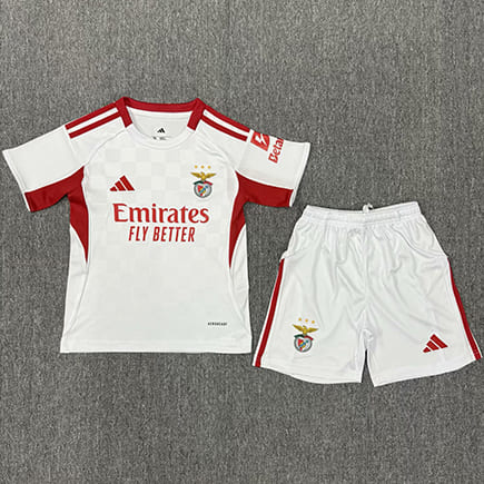 Maillot Benfica Third 2025 2026 Enfant -Blanc Rouge