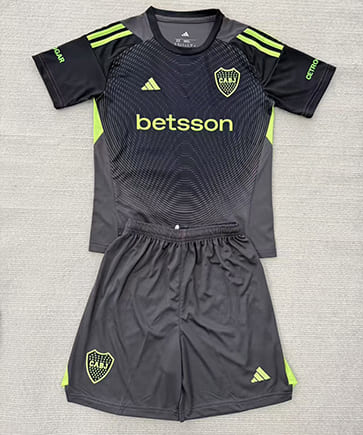 Maillot Boca Juniors Gardien 2025 2026 Enfant -Noir