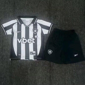 Maillot Botafogo Domicile 2025 2026 Enfant -Blanc Noir