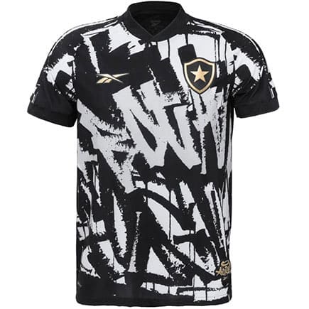 Maillot Botafogo Fourth 2025 2026 Noir Gris Maillot Botafogo Fourth 2025 2026 Noir Gris