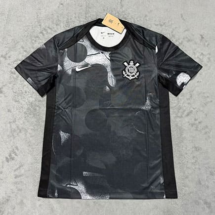 Maillot Corinthians Pré-Match 2025 2026 -Noir