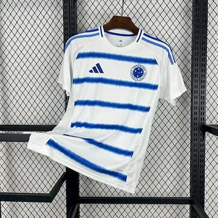 Maillot Cruzeiro Extérieur 2025 2026 -Bleu Blanc Maillot Cruzeiro Extérieur 2025 2026 -Bleu Blanc