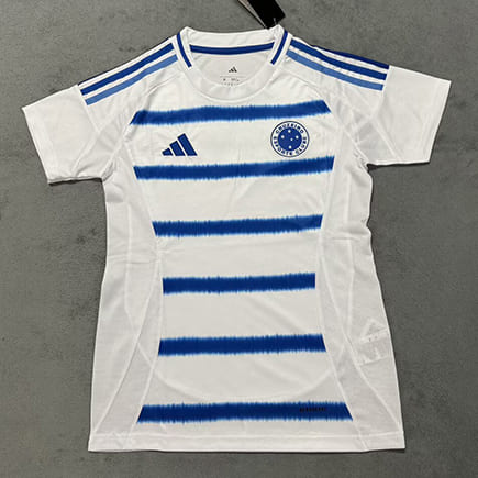 Maillot Cruzeiro Extérieur 2025 2026 Femme Blanc Bleu