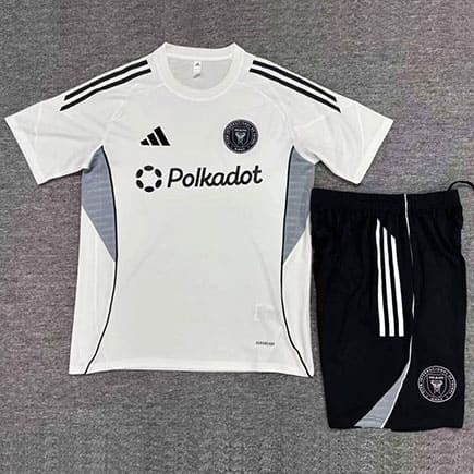 Maillot Entrainement Inter Miami+Short 2025 2026 -Blanc Noir