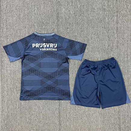 Maillot Feyenoord Extérieur 2025 2026 Enfant -Gris