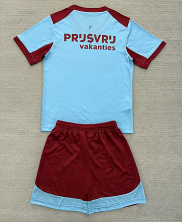 Maillot Feyenoord Third 2025 2026 Enfant -Bleu Rouge
