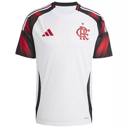 Maillot Flamengo Extérieur 2025 2026 -Blanc Rouge