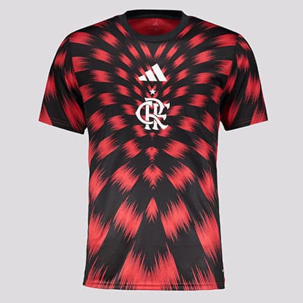 Maillot Flamengo Pré-Match 2025 2026 -Vert Noir