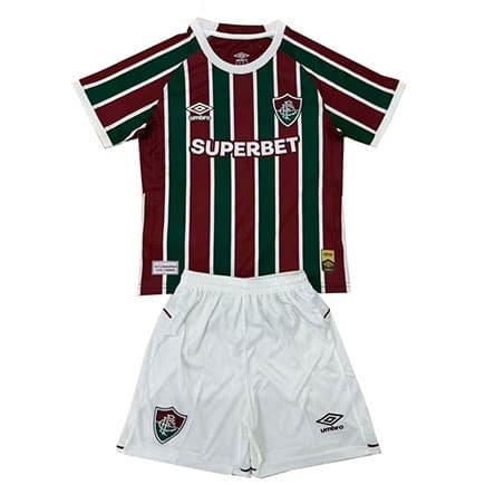 Maillot Fluminense Domicile 2025 2026 Enfant Rouge Vert Blanc