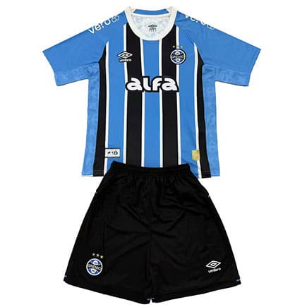 Maillot Gremio Domicile 2025 2026 Enfant Bleu Noir
