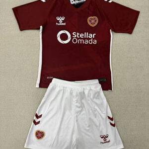 Maillot Hearts Domicile 2025 2026 Enfant -Rouge Blanc