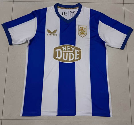 Maillot Huddersfield Domicile 2025 2026 -Blanc Bleu