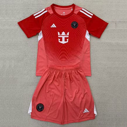 Maillot Inter Miami Gardien 2025 2026 Enfant -Rouge