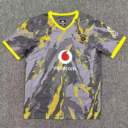 Maillot Kaizer Chiefs Extérieur 2025 2026 -Gris Jaune