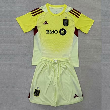 Maillot Los Angeles FC Gardien 2025 2026 Enfant -Jaune