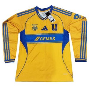 Maillot Manches Longues Tigres Domicile 2025 2026 -Jaune Bleu