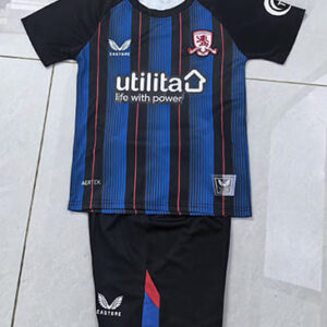 Maillot Middlesbrough Extérieur 2025 2026 Enfant -Noir Bleu
