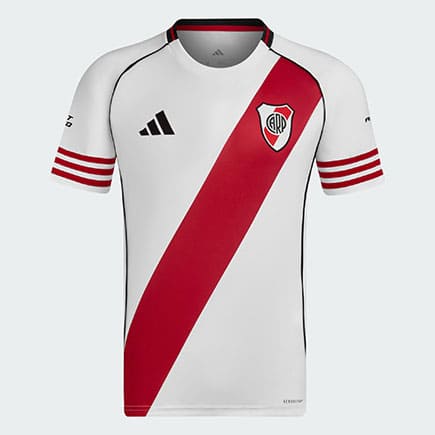 Maillot River Plate Domicile 2025 2026 -Rouge Blanc