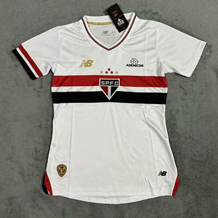 Maillot Sao Paulo Domicile 2025 2026 Femme Blanc Maillot Sao Paulo Domicile 2025 2026 Femme Blanc