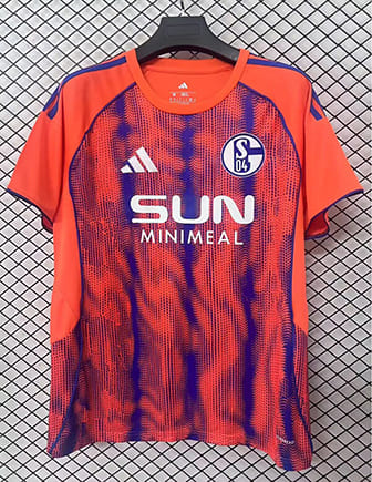Maillot Schalke 04 Third 2025 2026 -Orange Bleu