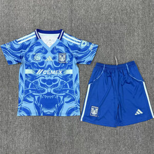 Maillot Tigres Extérieur 2025 2026 Enfant Bleu