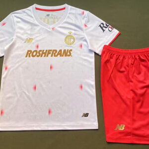 Maillot Toluca Extérieur 2025 2026 Enfant -Blanc Rouge