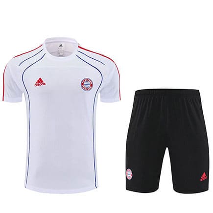 Maillot Training Bayern Munich+Short 2025 2026 -Blanc Noir
