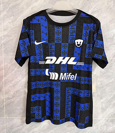 Maillot Training Pumas UNAM 2025 2026 -Bleu Noir Maillot Training Pumas UNAM 2025 2026 -Bleu Noir