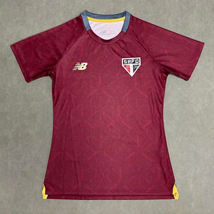 Maillot Training So Paulo Domicile 2025 2026 Femme -Rouge Maillot Training So Paulo Domicile 2025 2026 Femme -Rouge