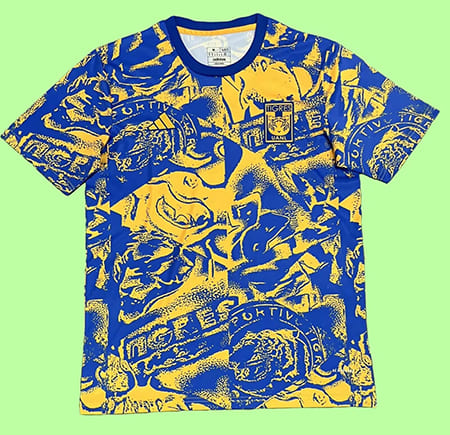 Maillot Training Tigres 2025 2026 -Bleu Jaune