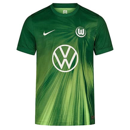 Maillot Wolfsburg Domicile 2025 2026 -Vert Maillot Wolfsburg Domicile 2025 2026 -Vert