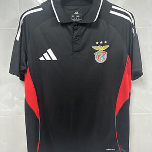 Polo Benfica 2025 2026 -Noir Rouge
