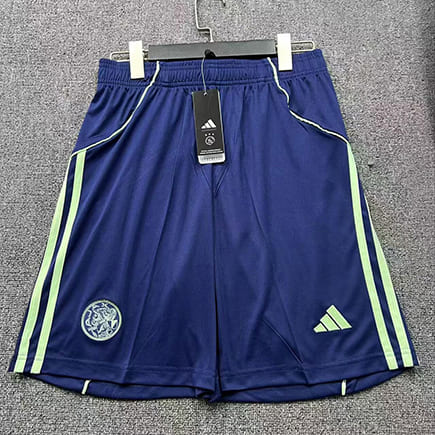 Short Ajax Extérieur 2025 2026 -Bleu Short Ajax Extérieur 2025 2026 -Bleu