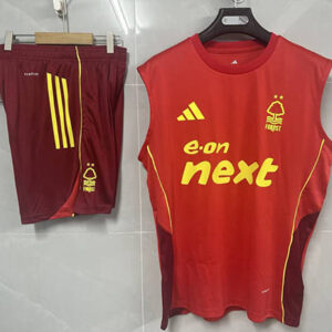 Debardeur Nottingham Forest+Short 2025 2026 -Rouge