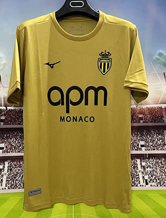 Maillot AS Monaco Third 2025 2026 - Jaune Maillot AS Monaco Third 2025 2026 - Jaune