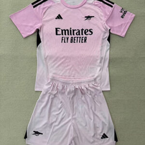 Maillot Arsenal Gardien 2025 2026 Enfant -Rose